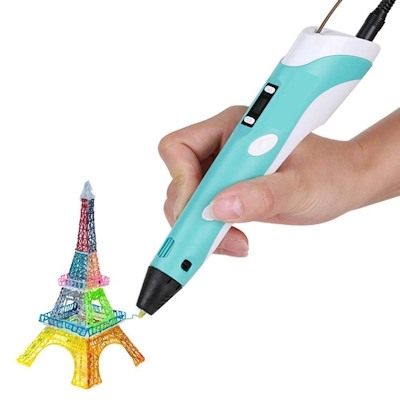 При помощи ручки "3D-Pen V2.0 Stereo" вы сможете создавать настоящие шедевры