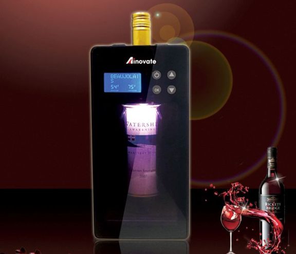"Умный" винный холодильник "Ainovate EF8791" не только охладит или нагреет напиток, но и сохранит его температуру на заданном уровне