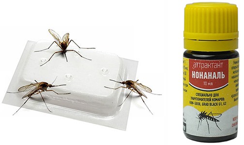 Аттрактанты, используемые в уничтожителе комаров "GRAD Black G2"