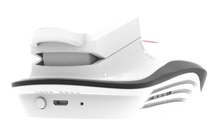 Заряжается встроенный аккумулятор через разъем Micro-USB, расположенный на торцевой части прибора