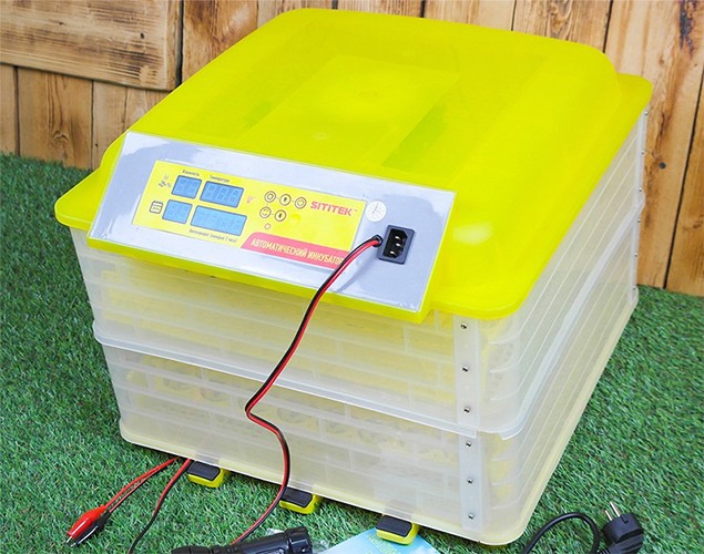 Автоматический инкубатор для яиц SITITEK 112 с металлическим ТЭНом