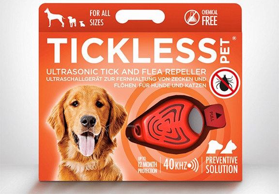 Отпугиватель клещей "TickLess Pet" в упаковке