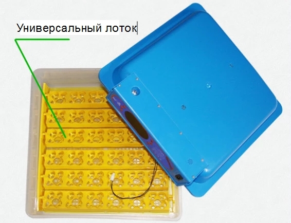 Стандартная комплектация инкубатора включает два таких универсальных лотка