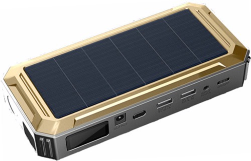 Универсальное пуско-зарядное устройство "SITITEK SolarStarter 18 000" оснащено солнечной панелью, что значительно упрощает зарядку встроенного АКБ
