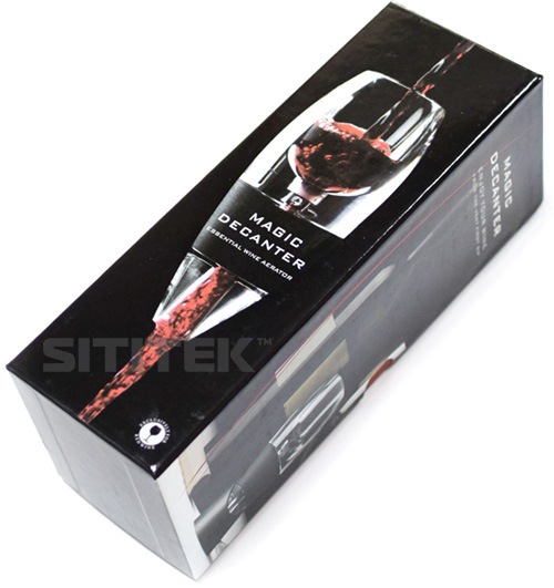 Аэратор "Magic Decanter Mini" поставляется в надежной и красивой упаковке