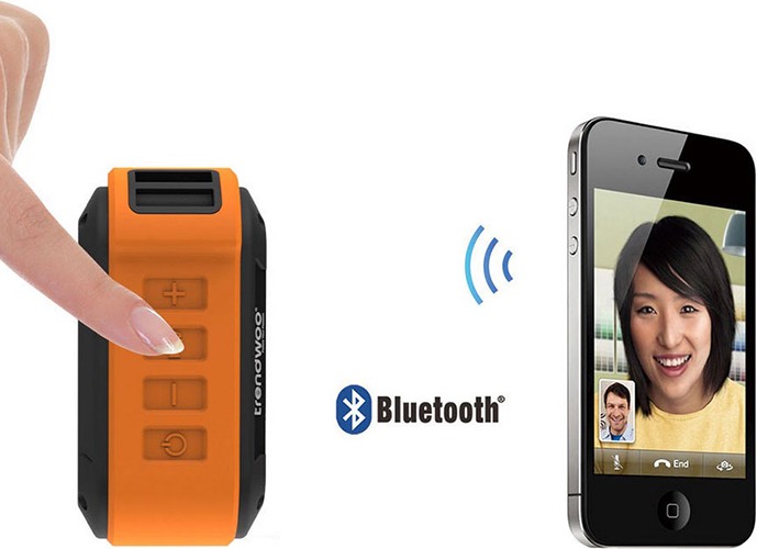 Аппарат легко соединяется с мобильными устройствами и MP3-плеерами по протоколу Bluetooth 4.0 (нажмите на фото, чтобы увеличить)
