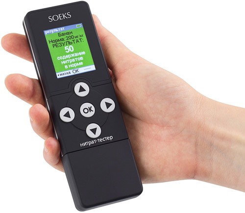 Нитратомер "СОЭКС" удобно ложится в руку, его легко применять в любом месте и в любой ситуации