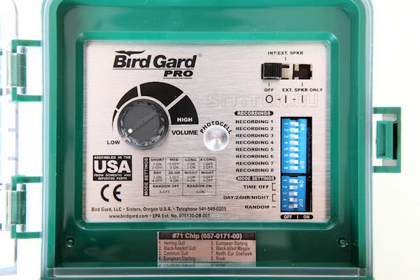 Панель управления отпугивателя птиц "AntiBird Pro"