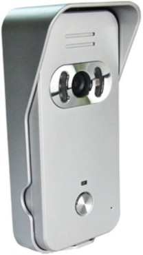 Наружная панель беспроводного видеодомофона "DP-439" имеет защитный козырек и пылевлагонепроницаемый корпус
