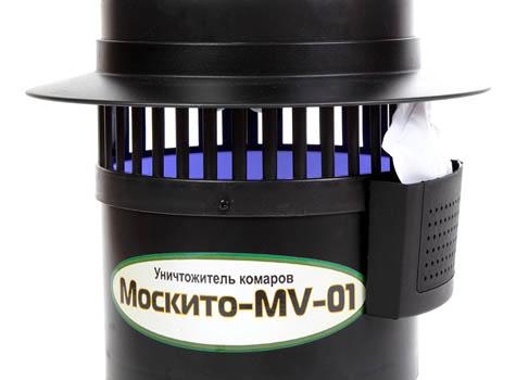 Сбоку корпуса уничтожителя Москито MV-01 находится отсек для приманки Октенол (увеличение по клику)