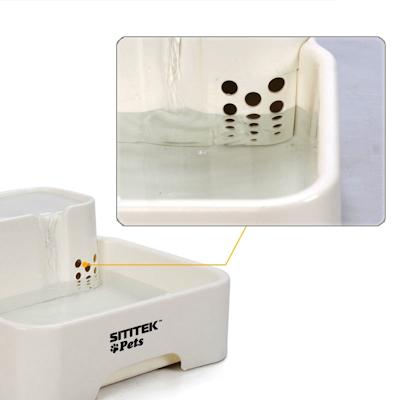 Вода в автопоилке SITITEK Pets Aqua 2 постоянно фильтруется