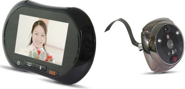 Внешний монитор видеоглазка  "SITITEK i3" соединяется с камерой посредством гибкого шлейфа