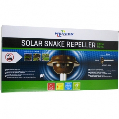 Отпугиватель змей с солнечной панелью "Weitech WK2030 - Solar Snake Repeller"