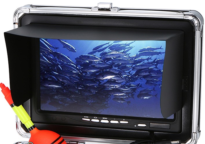 Видеокамера для рыбалки "SyanSpan F01": большой монитор