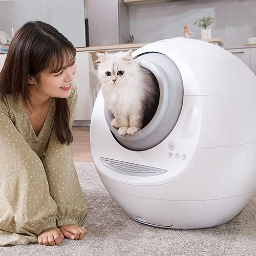 Закрытый унитаз для кошек самоочищающийся Pets WC-03