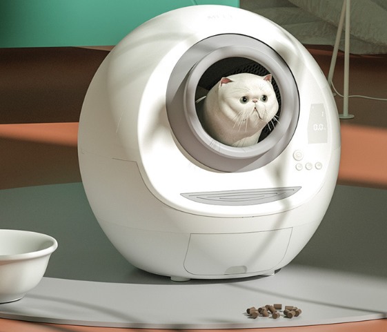 Закрытый унитаз для кошек самоочищающийся Pets WC-03