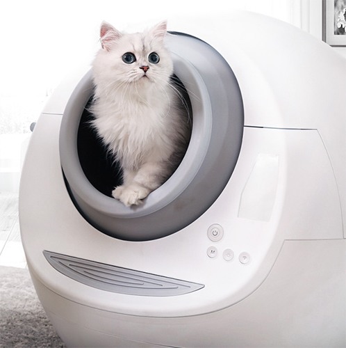 Закрытый унитаз для кошек самоочищающийся Pets WC-03