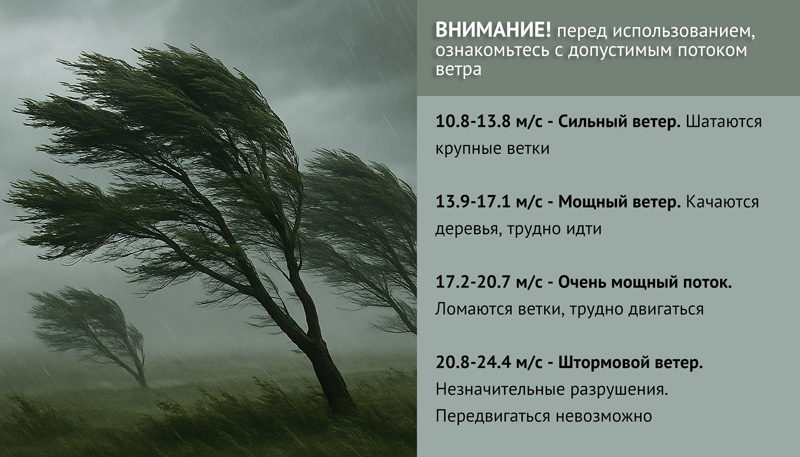 Сильный ветер может повредить парящую птицу