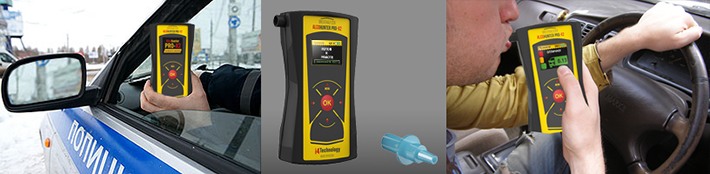 Анализатор алкоголя "AlcoHunter Professional X2" можно использовать как для персонального, так и  группового тестирования 