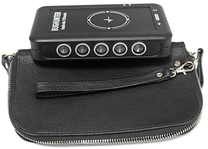 Кожаный клатч для подавителей микрофонов и диктофонов "BugHunter DAudio BDA-2 Voices" и "BugHunter DAudio BDA-2 Ultrasonic"