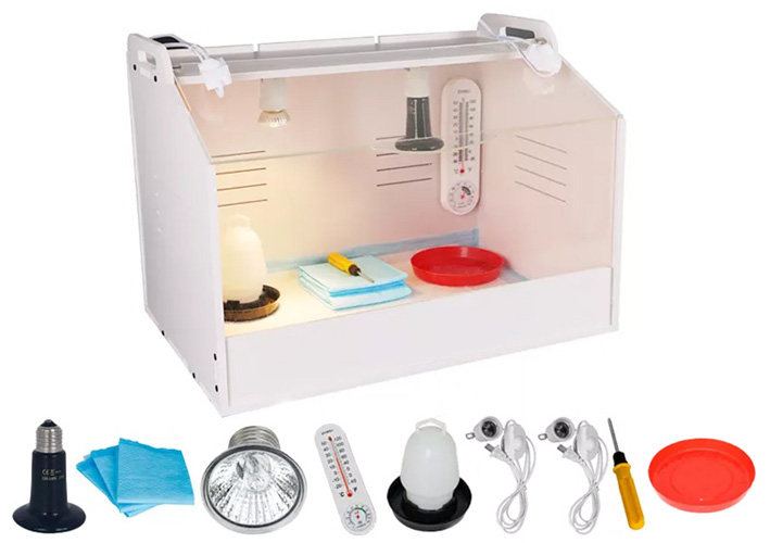 В комплект с брудером HD 75W  входит все необходимое