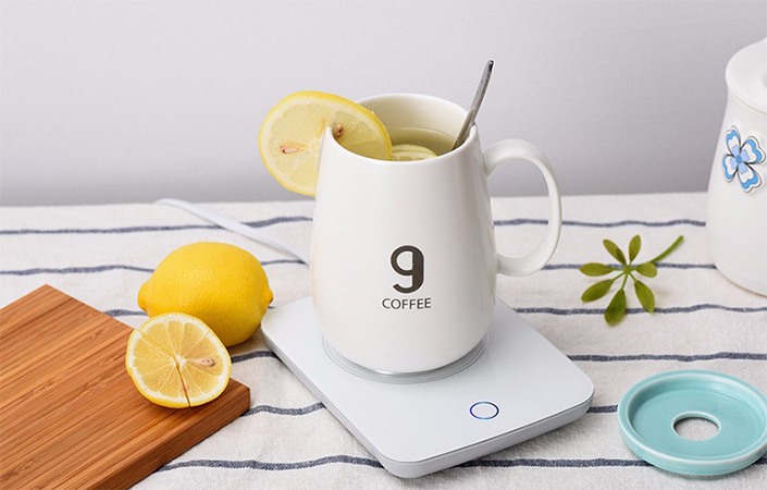 С кружкой "9 Coffe" ваш любимый чай с лимоном будет всегда идеально теплым