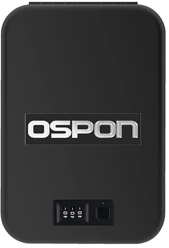 Портативный кэшбокс со сканером отпечатка пальца Ospon 300FC