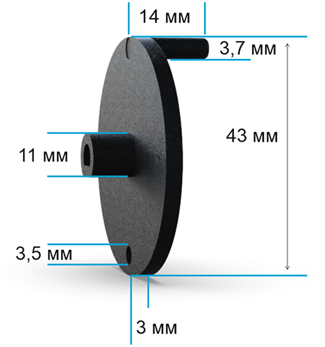Вращающий вал для инкубаторов