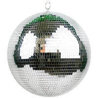 Стеклянный диско шар диаметром 40 см