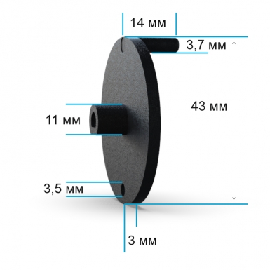 Вращающий вал для инкубаторов